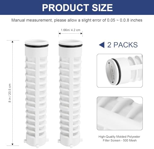 1-1/2" 500 Mesh Spin-Down Filter Screen for Rusco Vu-Flow Filtration System - Image 5
