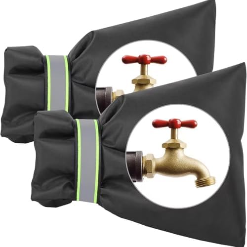 2pcsOutdoor Water Pipe Insulation Cover for Faucet & Backflow Preventer by Unknown