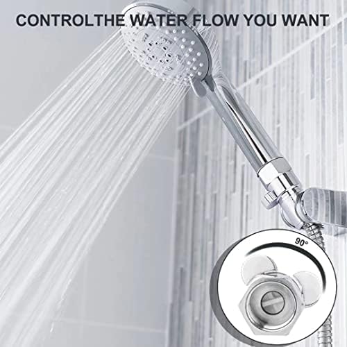 MAYYAYA Brass Shower Head Flow Control Valve, NTP1/2 Metal Shut-off Valve - Image 6