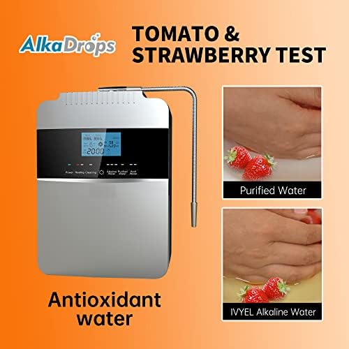 Water Purifier Machine Water Ionizer ORP+500 to -800 PH 2.5-11.2 Alkaline Acid Water Best Home Alkaline Water Filtration System/Instant heating58-136.4 °F/12,000 Liters Per Filter / 7 Water Settings - Image 6