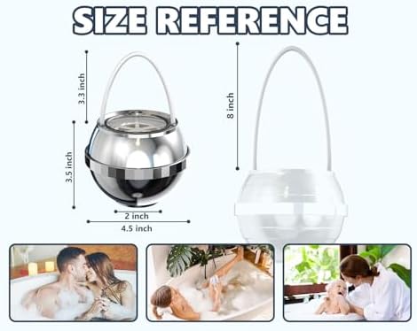 Bathtub Water Filter for Tub with Overflow,2,500 Gallons of Filtration,8 Stages Bath Filter,Remove contaminants,Chlorineand Fluoride,HardWater Softener,BPA Free(Upgrade Version),Chrome - Image 4