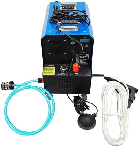TECHTONGDA Chiller Condenser Tube Cleaning Machine with High-Pressure Water Gun & Foot Switch, Heat Exchanger Pipe Cleaner for 0.2"-0.8" Pipe Dia, 24.9ft Flexible Shaft, 65.6ft Quick Connection Hose - Image 2