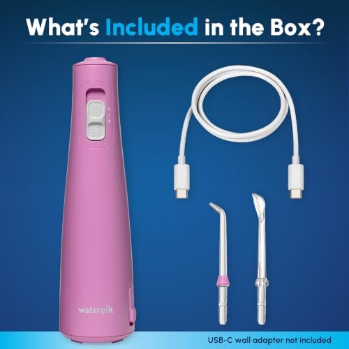 Waterpik Cordless Pulse 3100 Portable Water Flosser, Rechargeable, Mauve - Image 4
