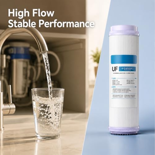 Universal 4‑Pack 10‑Inch UF Membrane Filter Cartridge, 0.01‑Micron Ultrafiltration Replacement for RO, Whole House & Point‑of‑Use Systems - Image 6