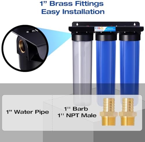 H&G Lifestyles Whole House Water Filter System,Iron Filter for Well Water - Image 5