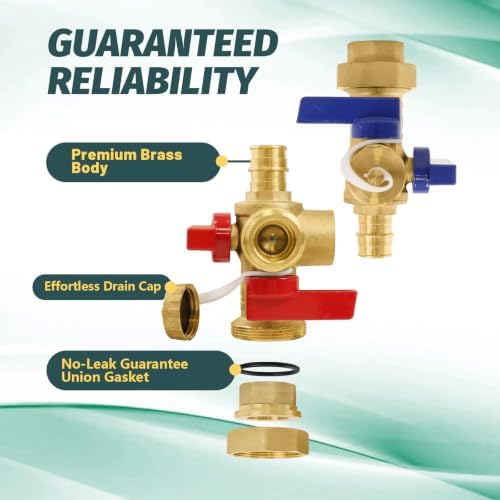 100 Sets Niikappu Tankless Water Heater Valve Kit, FIP x PEX-A(Tool054-100) - Image 4