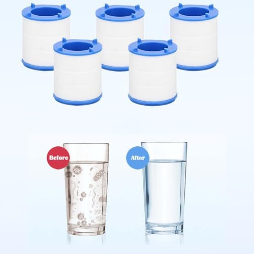 10 Pack Sink Water Faucet Filter Cartridge Replacements, Sink Water Filter Faucet Water Filter, Removes Chlorine Fluoride Heavy Metals,Soften Hard Water - Image 2