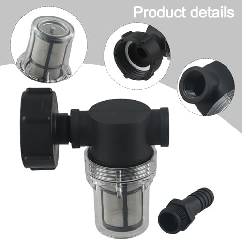 FABULETTA Rainwater Harvesting Hose Fitting, Rain Filter Connector, Outdoor Water Storage Accessory, Detachable Rain Filter Basket, Aluminum Fiber Fine Filter(20mm) - Image 3