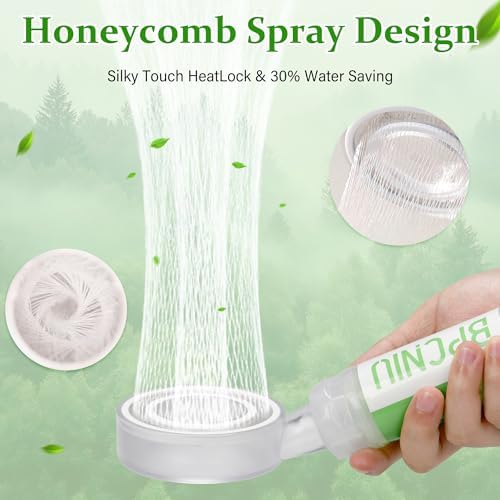 Aromatherapy Shower Head with Handheld – Filtered High Pressure Spa Shower for Softer Skin & Hair, Hard Water Filter with Woody Cedar Scent (forest) - Image 3