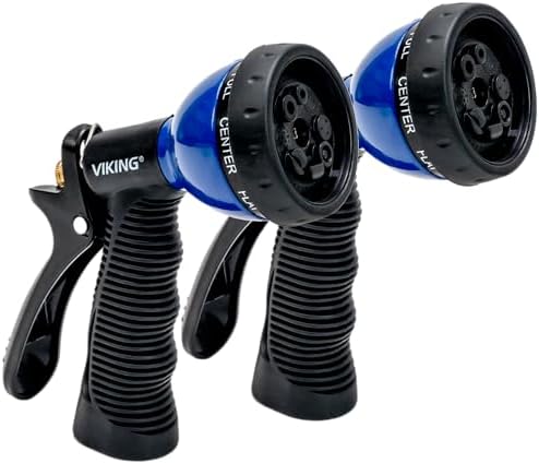 VIKING Garden Hose Nozzle with 8 Spray Patterns for Washing Cars by VikingCarCare