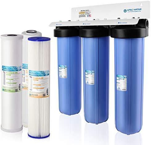 APEC Water CB3-SED-KDF-CAB20-BB, 3-Stage Whole House Water Filter System by APECWaterSystems