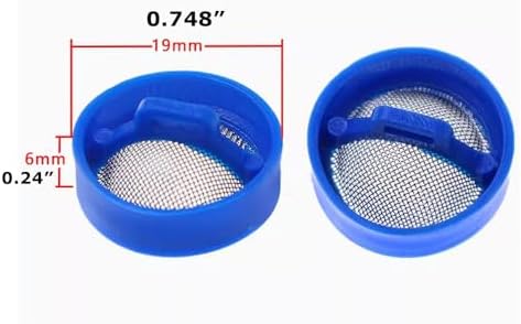 Washer Hose Filter Water Inlet Valve Filter Screen, Water Filter Replacement Repair Kit for Washing Machine Mesh Water Filter Screen Strainer (5) - Image 2
