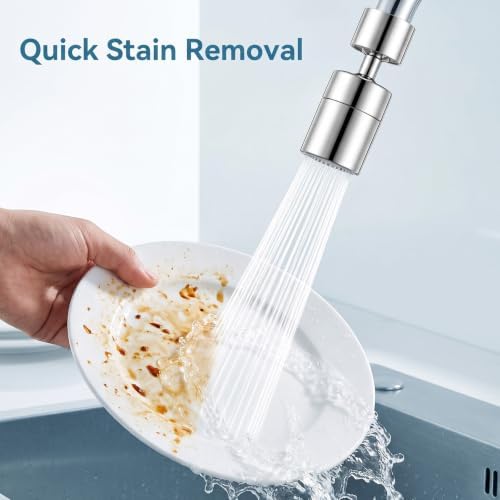 360° Swivel Faucet Aerator Kitchen Sink Faucet Aerator Adapter - Image 6