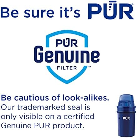 PUR 7-Cup Water Filter Pitcher, Cleaner, Great-Tasting Water, Dishwasher Safe, Powerful, Faster Filtration, LockFit Cap Design - White (Pack of 2) - Image 6