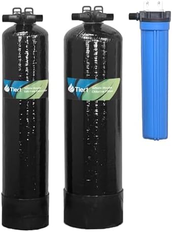 Tier1 300,000 Gallon Salt-Free TAC Descaler & Chlorine Filter System by Tier1
