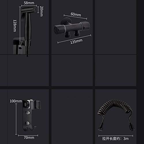 JSEIAJB Stainless Steel Toilet Hand Held Bidet Faucet Sprayer Bidet Set Sprayer Gun Toilet Spray for Bathroom Self Cleaning Shower - Image 7