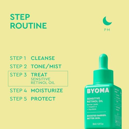 BYOMA Sensitive Retinol Oil, Face Oil for Retinol Beginners (30ml) - Image 2