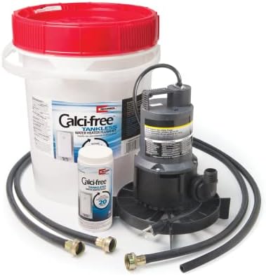RectorSeal Calci-Free 68711 Tankless Water Heater Kit Cleaner, Restores Water Flow/Pressure & Circulation In 20 Minutes, Easy To Use Easy Application, Plumbing by RectorSeal