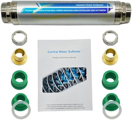 Salt-Free Whole House Water Descaler,4-in-1 Pipe Adapter​ Water Descaler System, 3/4" NPT,Prevents Limescale in Pipes, Water Heaters & Boilers, 10-Year Durability, No Salt or Maintenance by Unknown