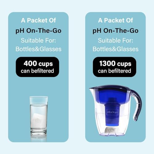 Portable Alkaline Water Filter Pouch for Your Bottle, Cup, Alkaline Water Filter System for Clean, High PH Water Alkalizer for Pure Drinking Water, Naturally Increases PH Levels(4 Pack) - Image 3