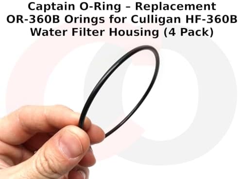Captain O-Ring – Replacement OR-360B Orings for Culligan HF-360B Water Filter Housing (4 Pack) - Image 5