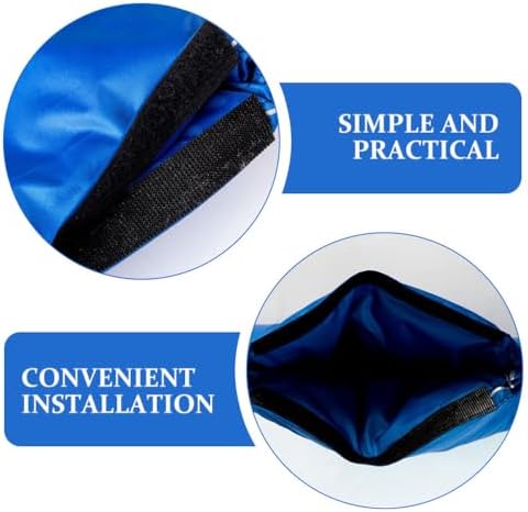 balacoo Water Meter Insulation Cover Outdoor Pipe Cover for Freeze Protection Waterproof Winter Weather Protection for Indoor and Outdoor Water Meters 21.25 X 8.26 X 2.36 in Easy Installation - Image 4