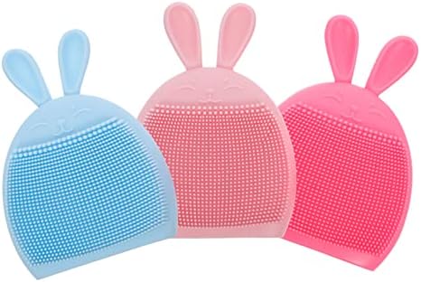 3Pcs Silicone Baby Boy Girl Shower Brush, Gentle Cleansing Face Scrubber by Unknown
