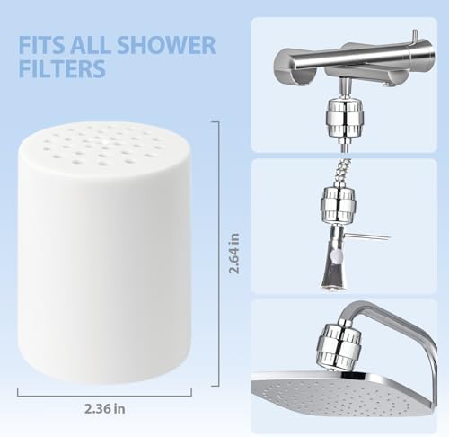 2 Pack 20 Stage Shower Filter Replacement Cartridge - Image 4