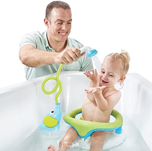 Yookidoo Baby Bath Shower Head - Elephant Water Pump and Trunk Spout Rinser - for Newborn Babies in Tub Or Sink - Image 6
