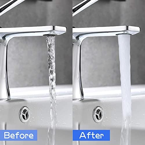 Faucet Aerator M18.5, WeeVeni 6PCS Aerator Replacement for Sink Faucet Flow Restrictor, Kitchen Bathroom Sink Aerators with Key Removal Wrench Tool - Image 4