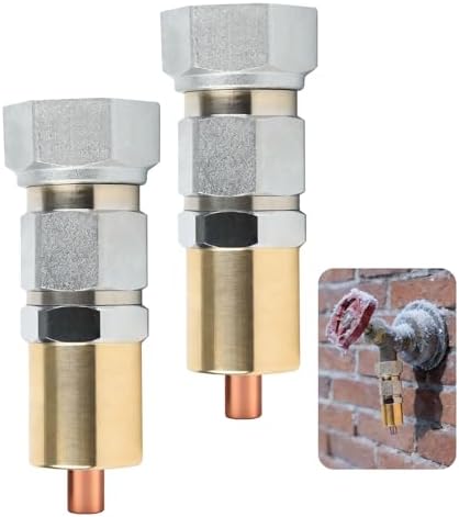 Freeze Protection for Outdoor Faucet - Heavy Duty Outdoor Garden Faucet Valve, Quick Install Water Saver for Lawn, Yard & Farm Faucets(1PCS) by Unknown
