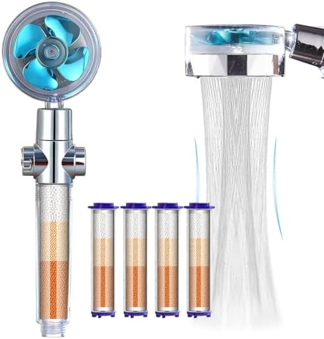 CWPW High Pressure Handheld Showerhead with filters,Vortex hydro jet Turbo by CWPW