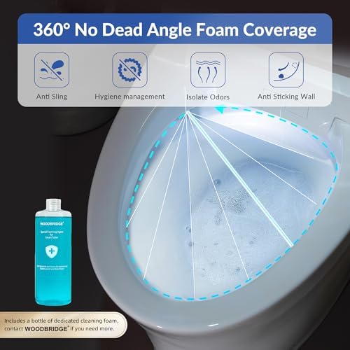 WOODBRIDGE Bidet Smart Toilet with Auto Open/Close & Foam Shield (EBT230) - Image 5
