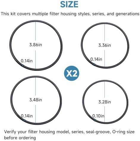 K4 OK30 OK40 WC9-13 O-Ring Kit for OMNIFilter Culligan Water Filter Housing - Image 2