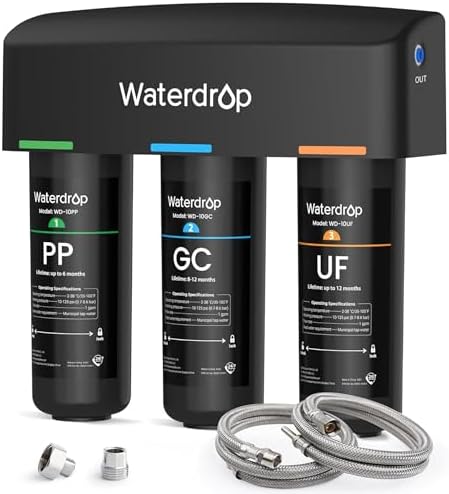 Waterdrop WD-TSA-UF 0.01 μm Ultra Filtration Under Sink Water Filter System by Waterdrop
