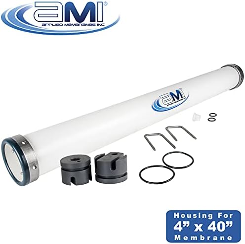 APPLIED MEMBRANES, INC. 4x40 RO Membrane Housing | PVC RO Pressure Vessel for 4" x 40" RO, UF, NF, MF Membrane Element | Commercial Water Treatment | 200 PSI | U-Pin Style | PV4040PWG - Image 2