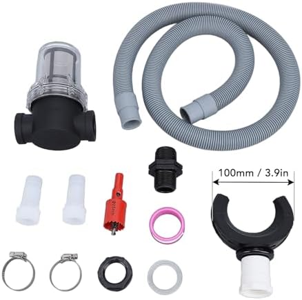 Rain Diverter Kit for Rainwater Collection – 100mm (3.9in) Plastic Downspout Diverter with Filter, Lawn & Garden Water Harvesting System - Image 4