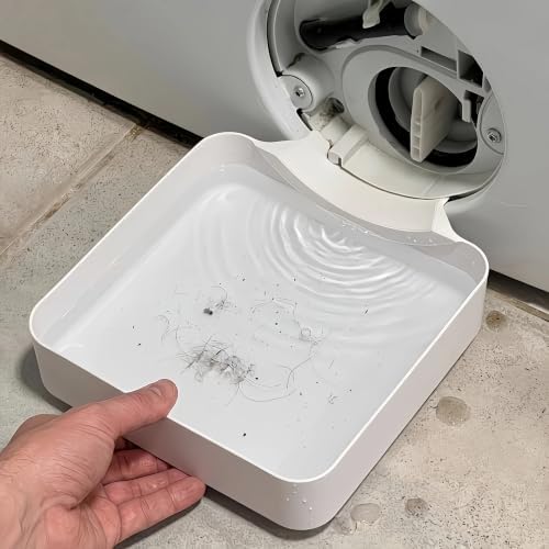 Washing Machine Drain Water Collection Tray, No Overflow, Lint Filter and Foreign Object Collection Drip Pan, Clean Laundry Room Water Collection Box, Washer Water Catch Tray: 3Pcs - Image 2