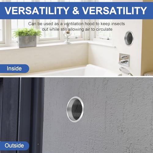 2 Pack 6" Rain Barrel Screen Aluminum, Rainwater Collection System - Image 5