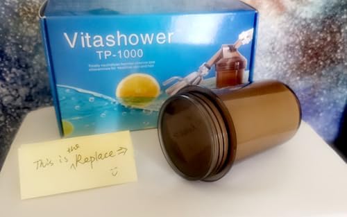 VITASHOWER- Dechlorinator Shower Filter, Best for Hard water & Heavy Metals, Dry hair, Itchy Skin, Eczema, Good for Sensitive Skin, Hair and Nails. Keep your skin health. Patent in USA (Replacement) - Image 2