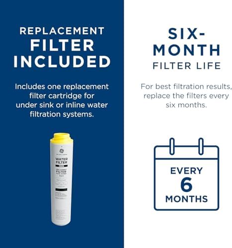 GE Icemaker & Refrigerator System, Exterior Connection, Ice for Beverages, Reduce Chlorine Taste & Odor for Better Water, Replace Filter (FQK1K) Every 6 Months, GXRLQK (Pack of 4) - Image 4