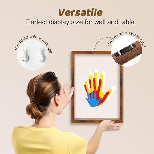 Family Handprint Kit for 4, Hand Print Keepsake Frame DIY Craft Gift - Image 5