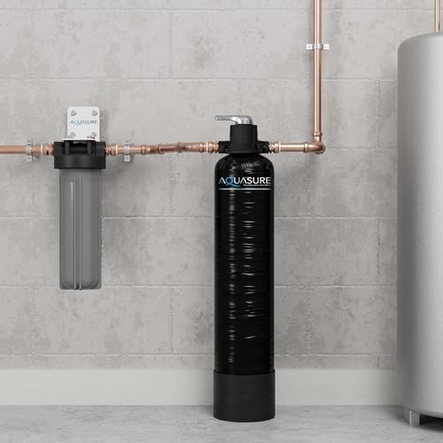 Aquasure Fortitude Lite Series 800,000 Gallons High Performance Whole House Water Treatment System with KDF55/GAC Media and 20" Pleated Sediment Filter | Removes 99% of Contaminants, 1-3 Bathrooms - Image 2