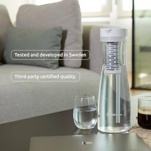 Tappwater Premium Water Filter Pitcher PitcherPro with SMR - 1,45L Glass Water Pitcher, Instant Filtration with Added Essential Minerals, removes limescale and +80 substances, Elegant Design - Image 5