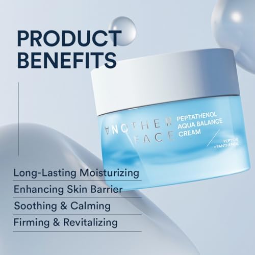 ANOTHERFACE PEPTATHENOL™ Aqua Balance Cream + Toner Set, Skin Barrier Repairing, Firming & Smooting Skin for Anti-Aging, Deep Moisturizing for Sensitive & Dry Skin,Vegan, Korean Skin Care - Image 3