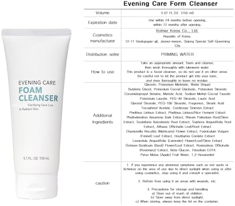 Gentle Daily Face Wash for Deep Cleansing and Refreshing Skin For a.t.o.m.y Evening Care Foam Cleanser (150ml x 2 packs) - Image 4