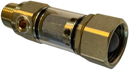 Pressure Washer, Washing Machine, Clear Hose Water Filter 3/4 GH X 1/2 NPT by Sellerocity