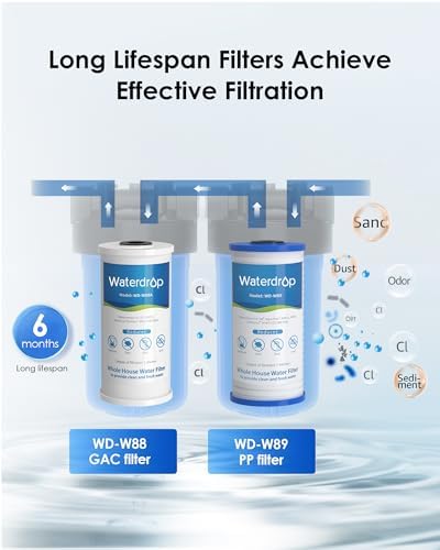 Waterdrop WHF21-PG 2-Stage Whole House Water Filter System, NSF/ANSI 372 - Image 5