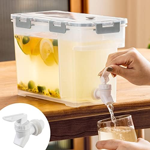 Cold Kettle with Faucet, 6L Refrigerator Juice Water Pitcher by Lingerlanden