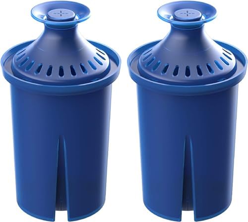 AQUA CREST Water Filter Replacement for Brita® Pitcher & Dispenser, 2 Pack by AQUACREST